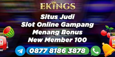 Situs Judi Slot Online Gampang Menang Bonus New Member 100